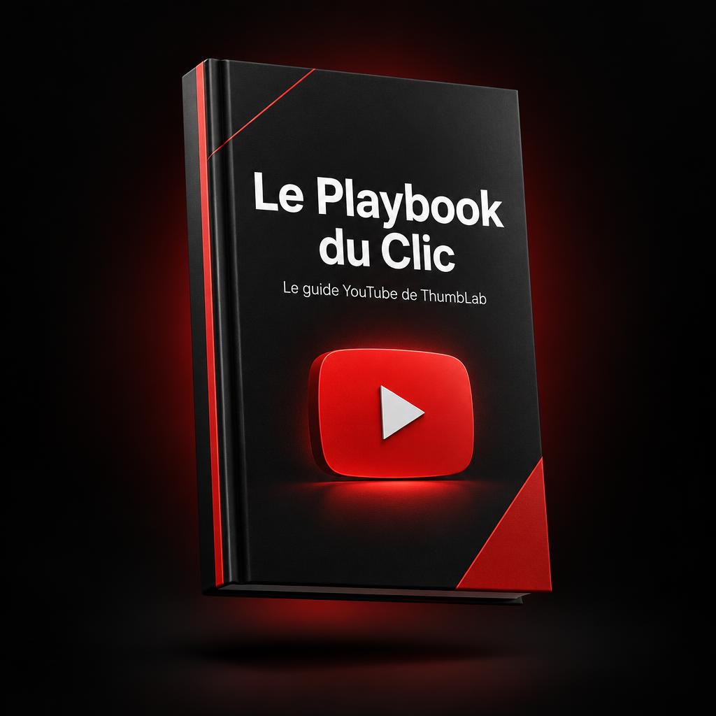 Couverture du livre Le Playbook du Clic, le guide YouTube de ThumbLab